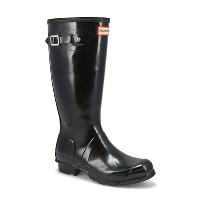 Botte pluie Original Gloss, noir, fille